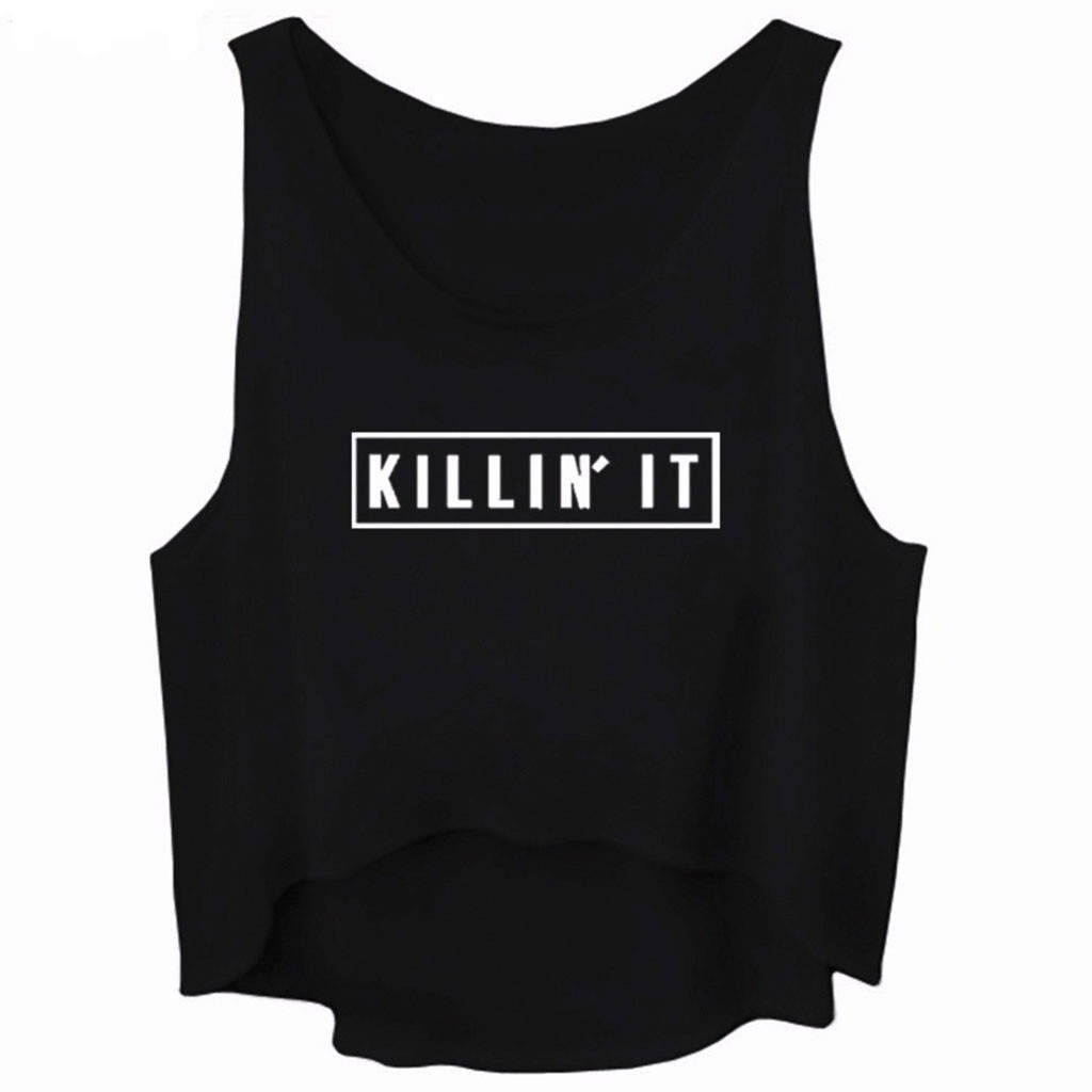 womens graphic crop tops