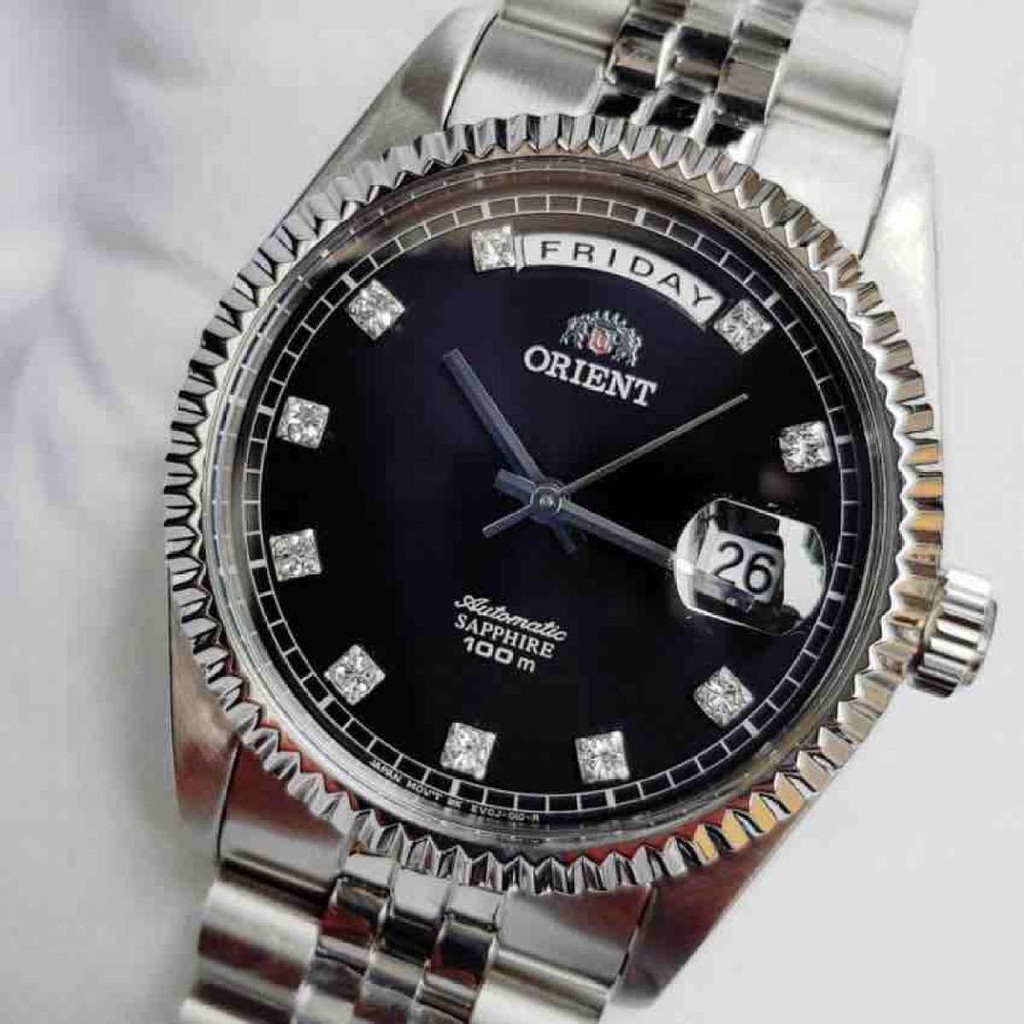 BNIB Orient EV0J003B Oyster Classic Automatic Sapphire Black Dial | Shopee  Singapore
