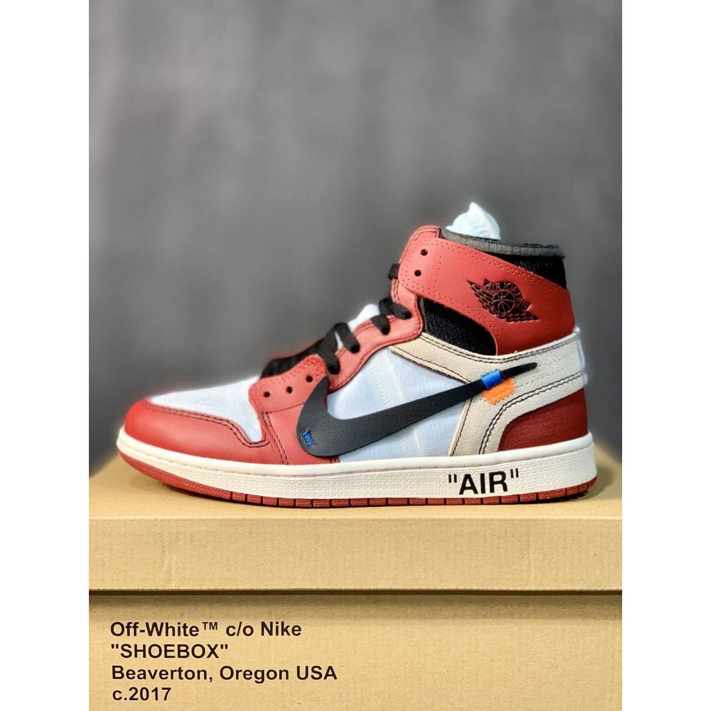 nike x off white jordan 1 chicago