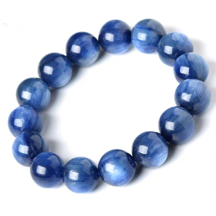 Shop Malaysia Ready Stock Natural Crystal Kyanite Bracelet 天然水晶蓝晶石手链 Shopee Singapore