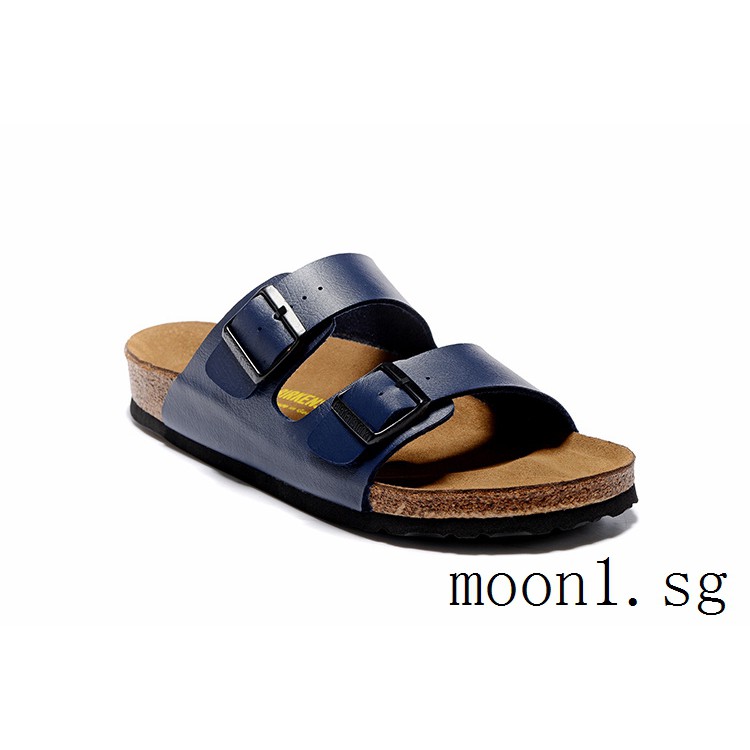 womens navy birkenstock sandals