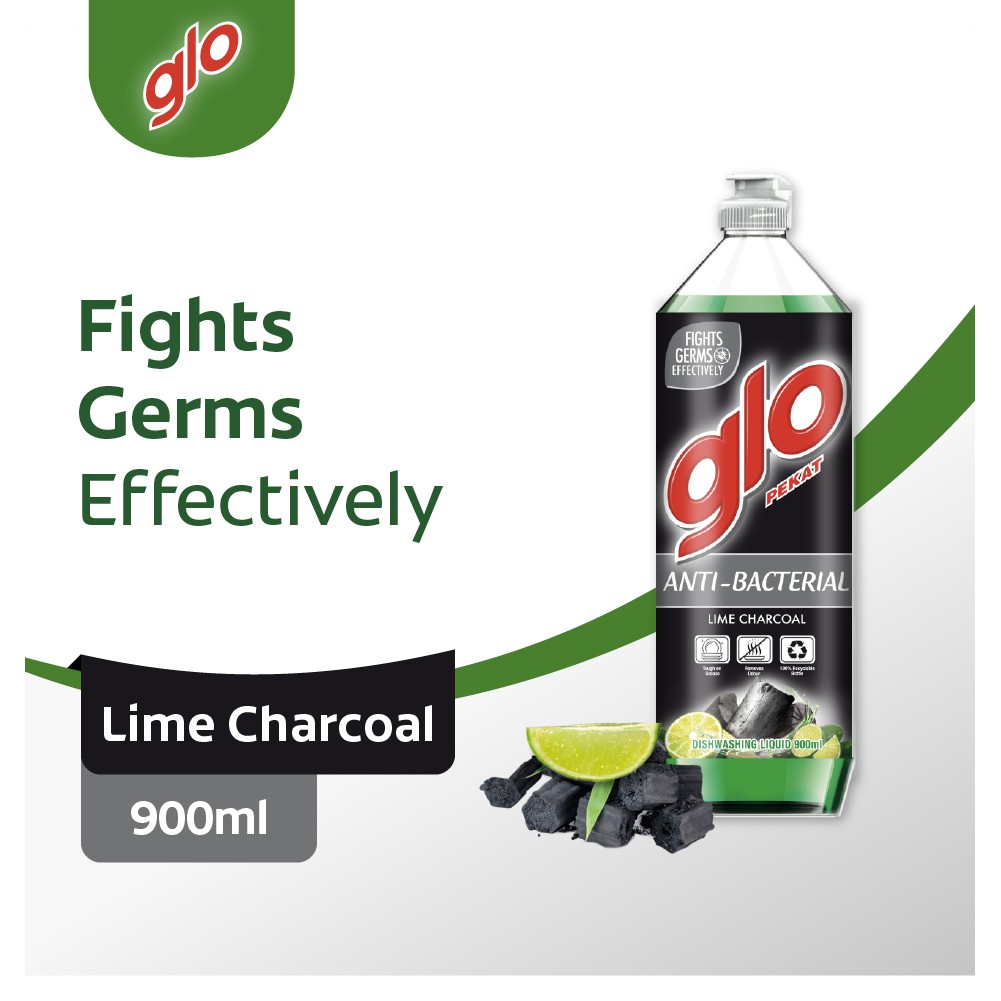 Glo Active Foam Lime Charcoal Dishwashing Liquid 900ml Shopee Singapore