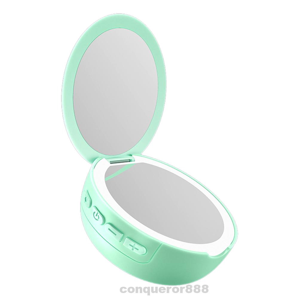 Bluetooth Speaker Gift Wireless Mini Usb Rechargeable Vanity Mirror Led Light 3x Magnifying Shopee Singapore