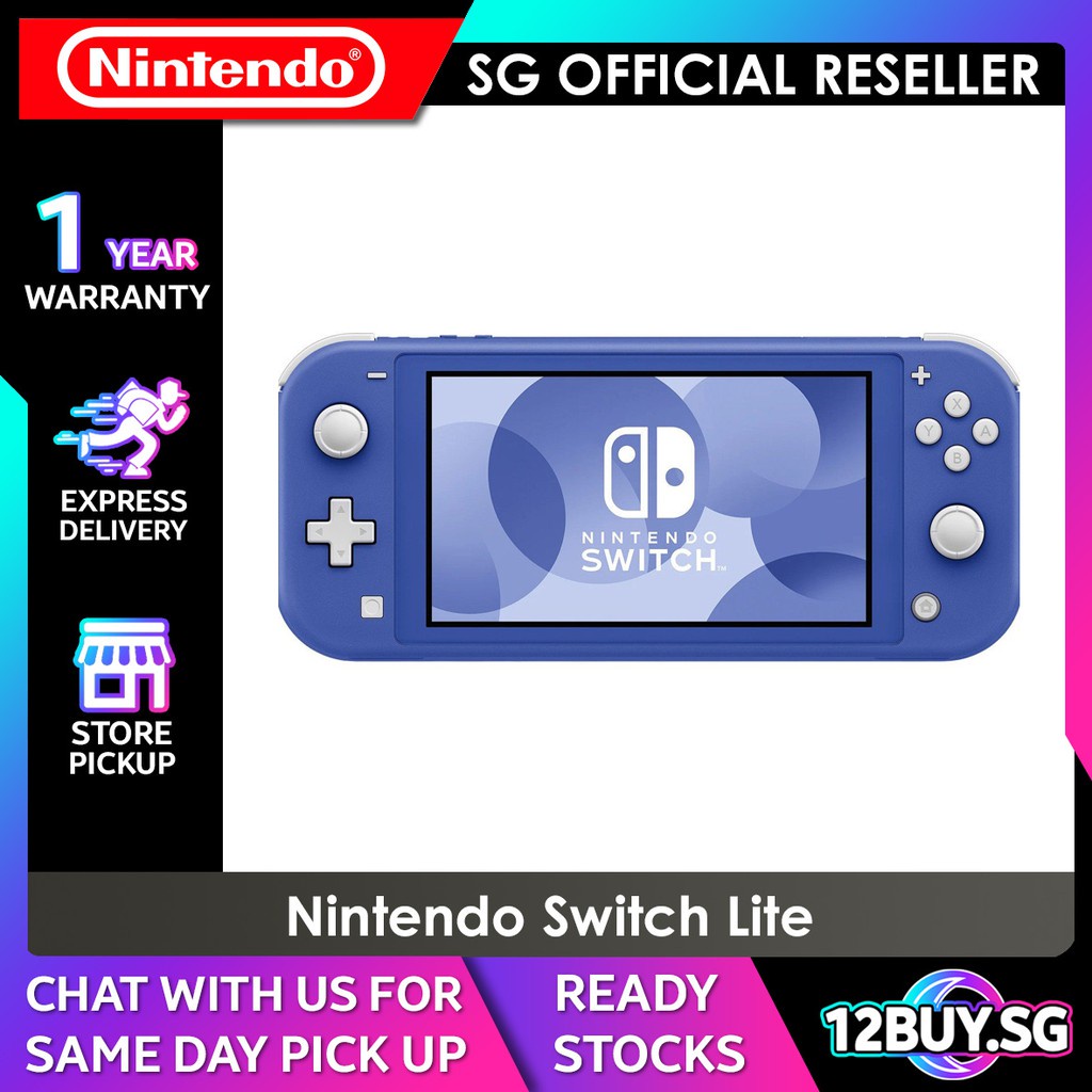 Nintendo Switch Lite Console System Available in 5 Colours Local SG Warranty 12BUY.SG
