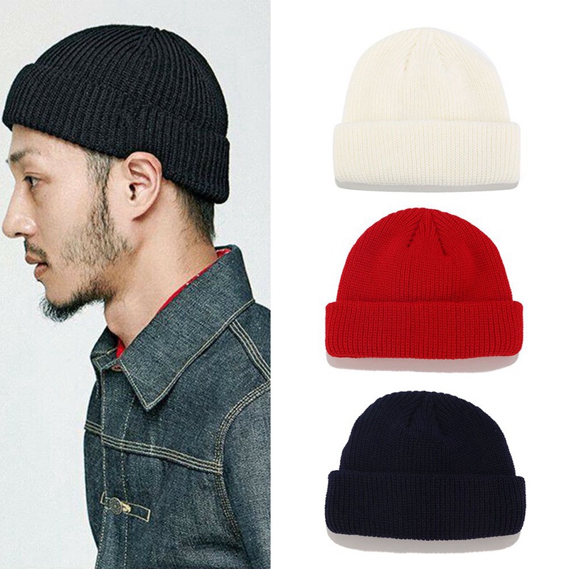 men's brimless caps