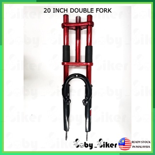 20 Inch Double Fork (Hidup)Suspension Basikal Lajak | Shopee Singapore