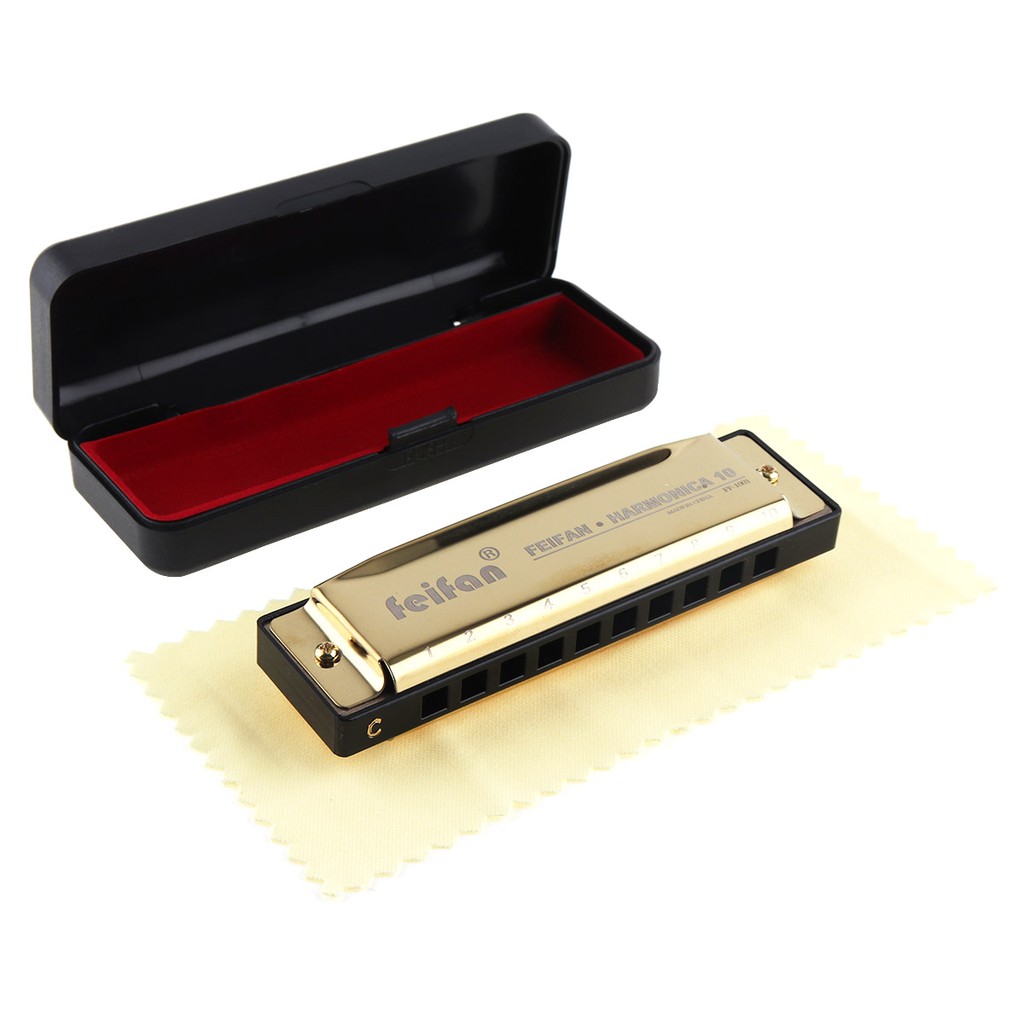 10 Holes 20 Tone Harp Mouth Organ Musical Instrument