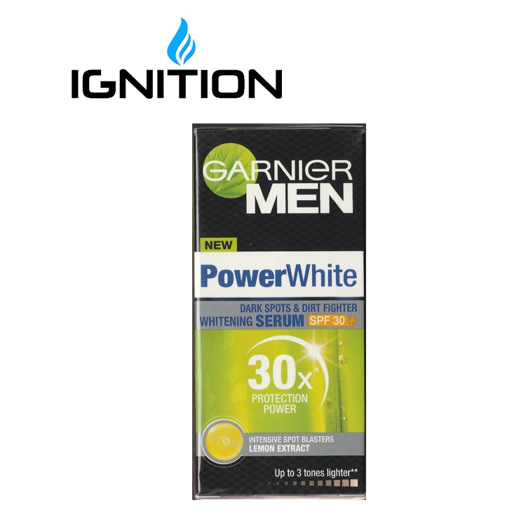 garnier men power white cream