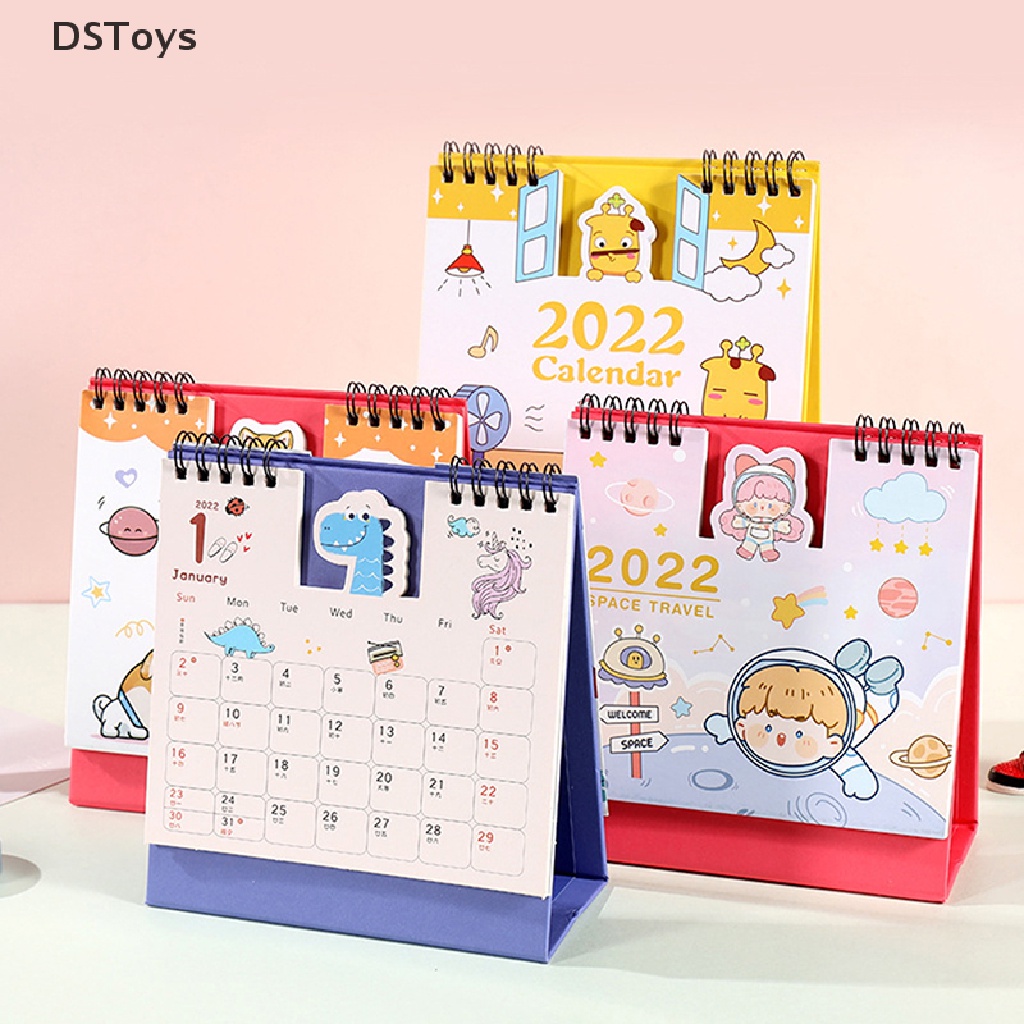 Pace Calendar 2022 Dstoys 2022 Kawaii Desk Calendar Plan Notebook Cute Large Desktop Calendar  Hot | Shopee Singapore