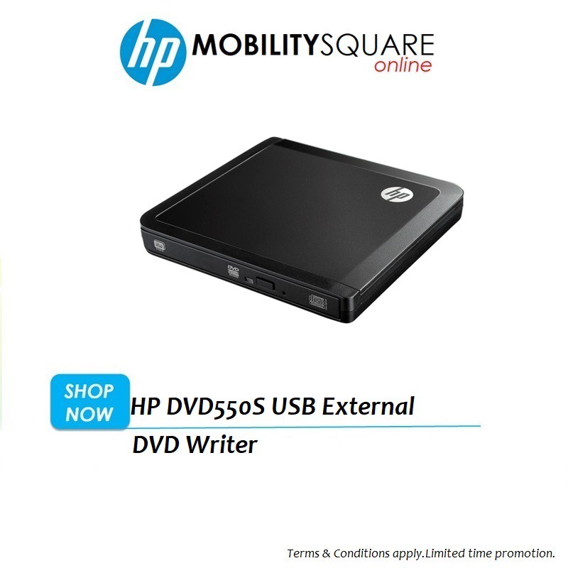 Hp Dvd550s Usb External Dvd Writer Shopee Singapore