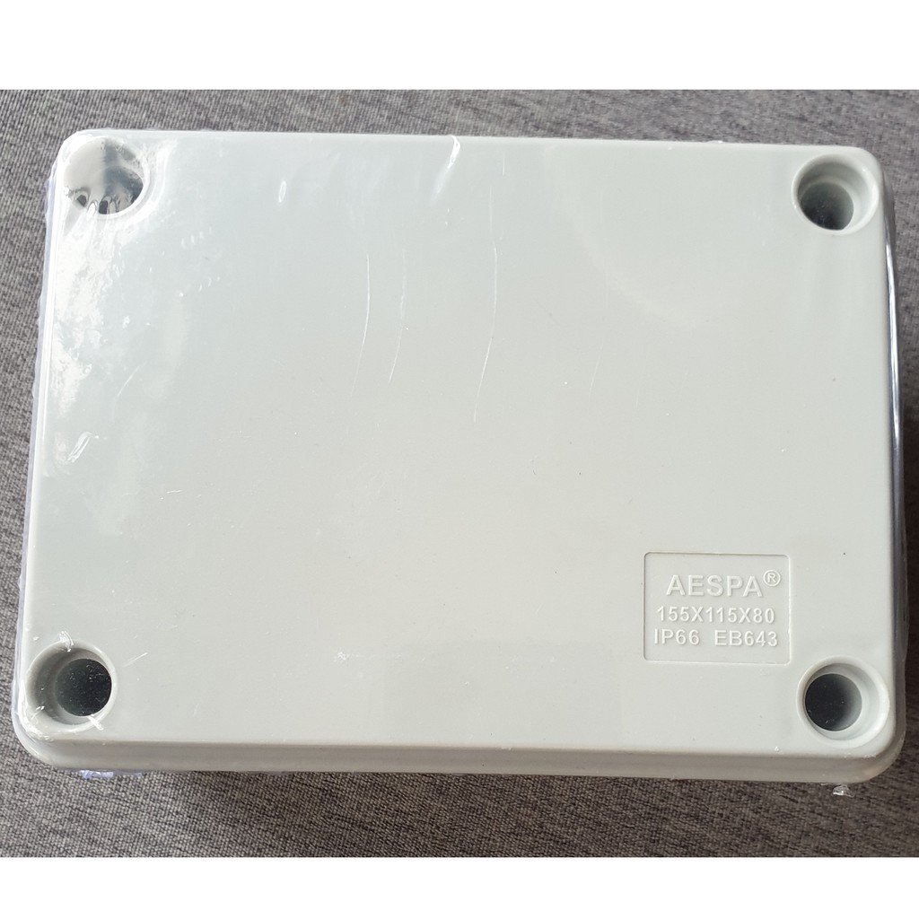 (SG Seller) Weatherproof Junction Box PVC Enclosure 155mm*115mm*80mm