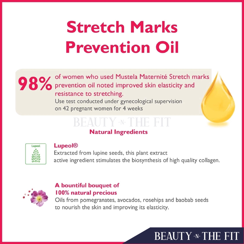 mustela stretch marks prevention oil
