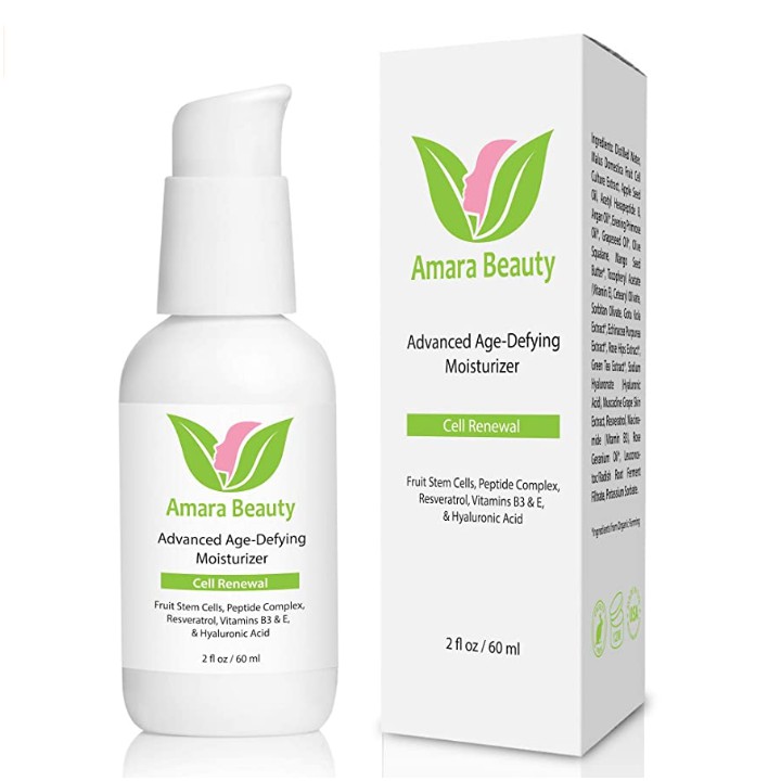 Amara Beauty Anti Aging Face Cream Moisturizer 60ml with Resveratrol