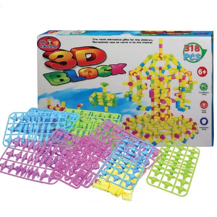 3d construction toy