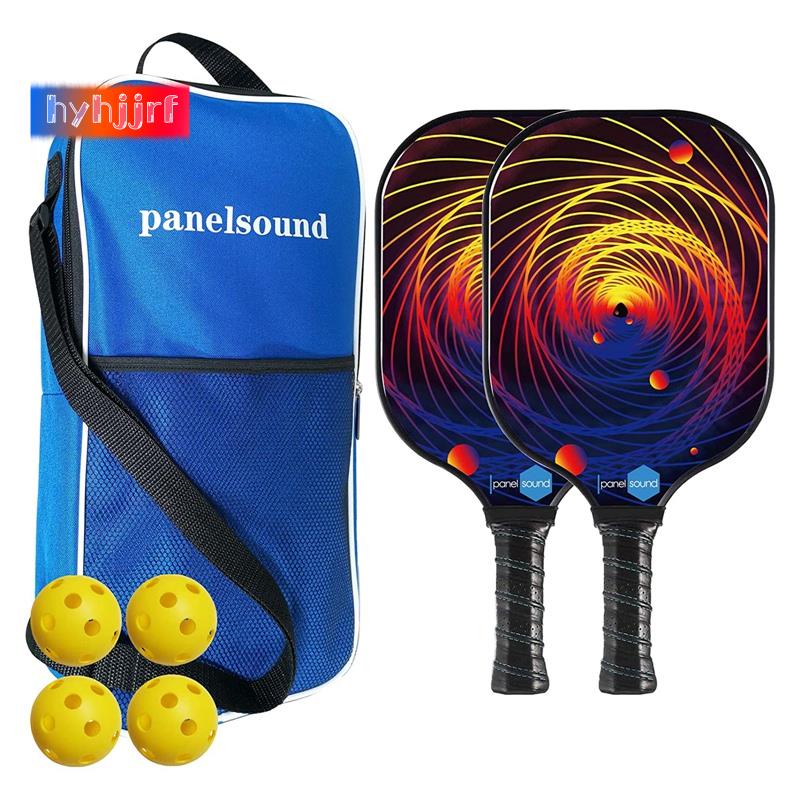 Set of 2 Pickleball Paddle Lightweight Pickleball Paddles,Thin&Quick Pickleball Rackets Set with
