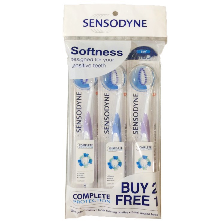 2 sensodyne sensitive toothbrush soft sensitive teeth