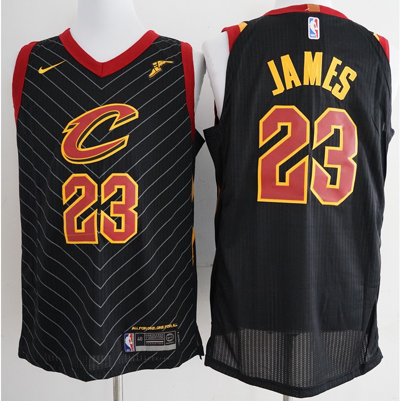 cleveland cavaliers black jersey with sleeves