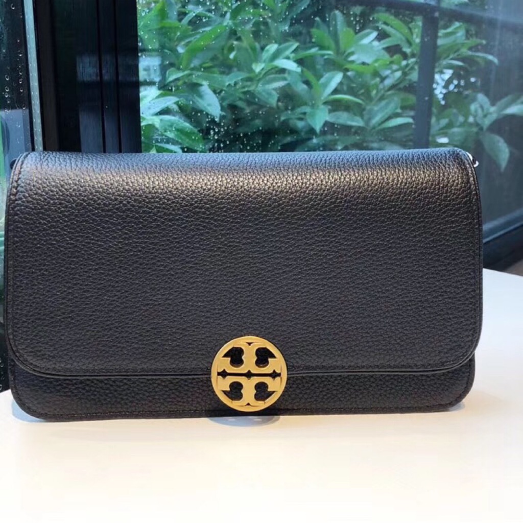 Tory burch leather logo sling crossbody bag | Shopee Singapore