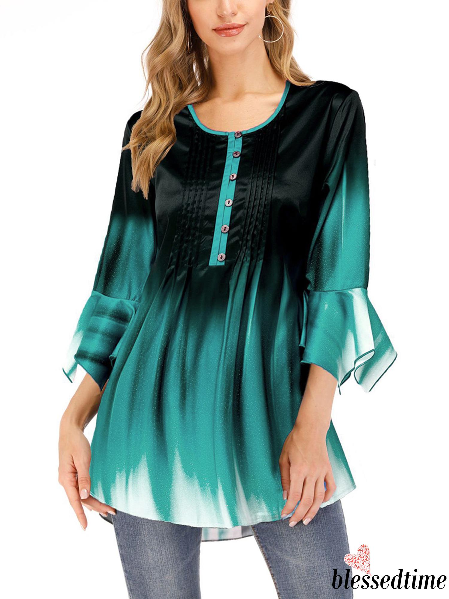 long ruffle top