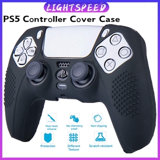 PS5 Controller Grip Cover, Anti-Slip Silicone Skin Protective Cover Case for Playstation 5