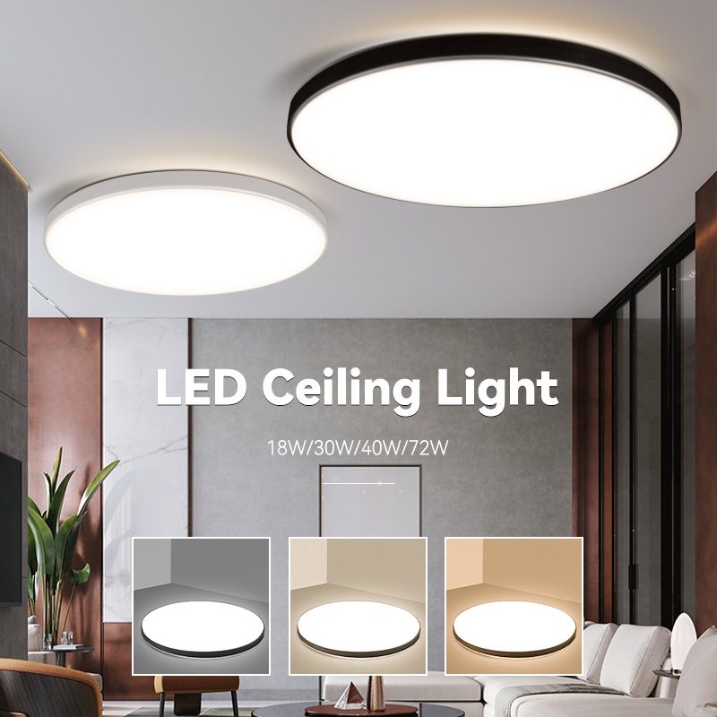 16W-96W LED Ceiling Light Fixtures Dimmable lamp Bedroom Living Room Lighting 