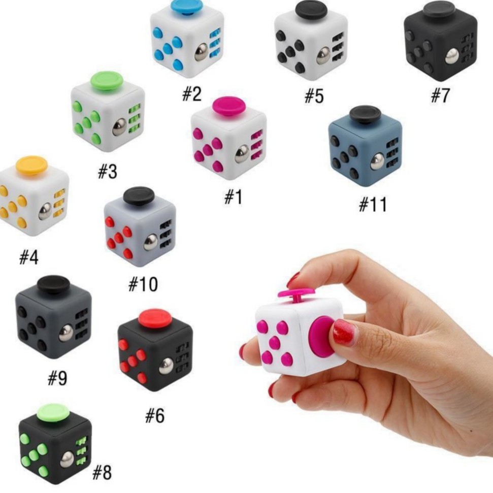 Fidget Cube Anti Stress 3 3cm Desk Toys Relieves Anxiety Shopee