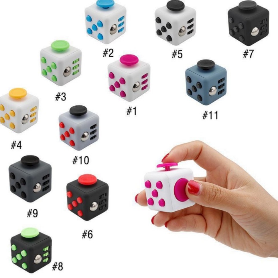 Fidget Cube Anti Stress 3 3cm Desk Toys Relieves Anxiety Shopee