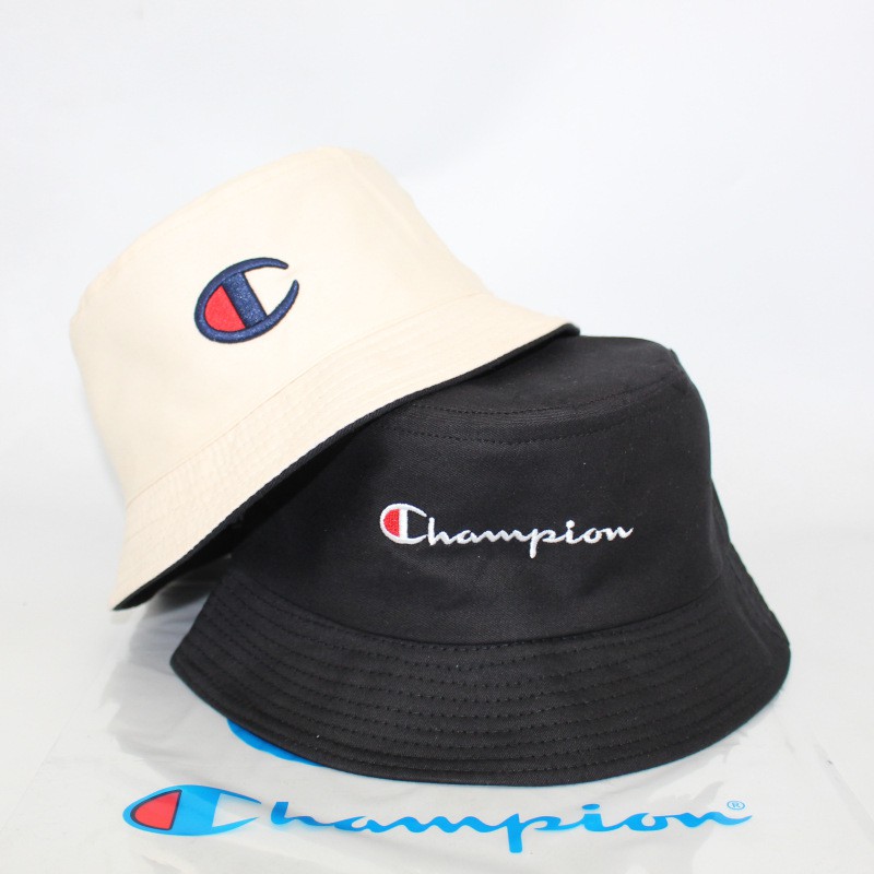 champion bucket hat with string