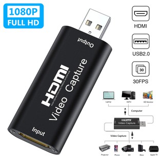 4K 1080P Full HD HDMI to USB 2.0 Video Capture Card for Phone Game Video Live Recording