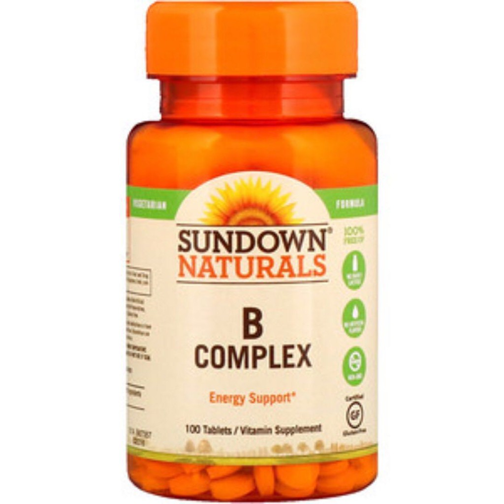 Vitamin B Complex 100 Tablets Shopee Singapore