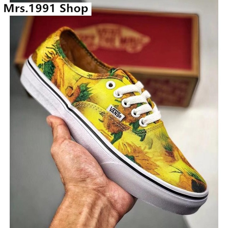 vans x van gogh sunflower shoes