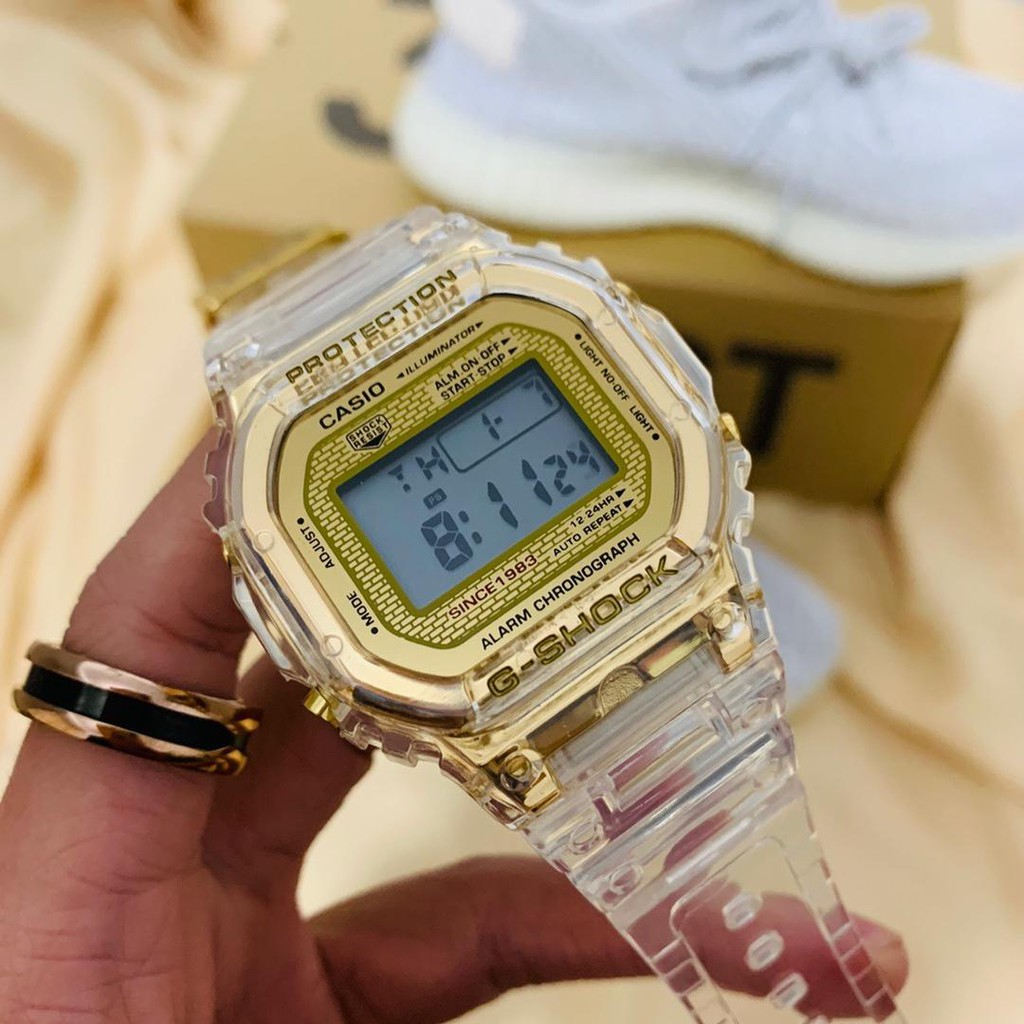 transparent casio