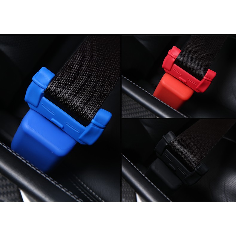 4x Silicone Car Safety Seat Belt Buckle Cover Anti Scratch Clip Cover Accessory 4x Silicone Car Safety Seat Belt Buckle Cover Anti Scratch Clip Cover Accessory