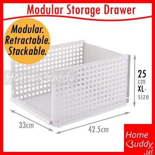 Modular Storage Drawer Version2 Screwlock Modular Retractable
