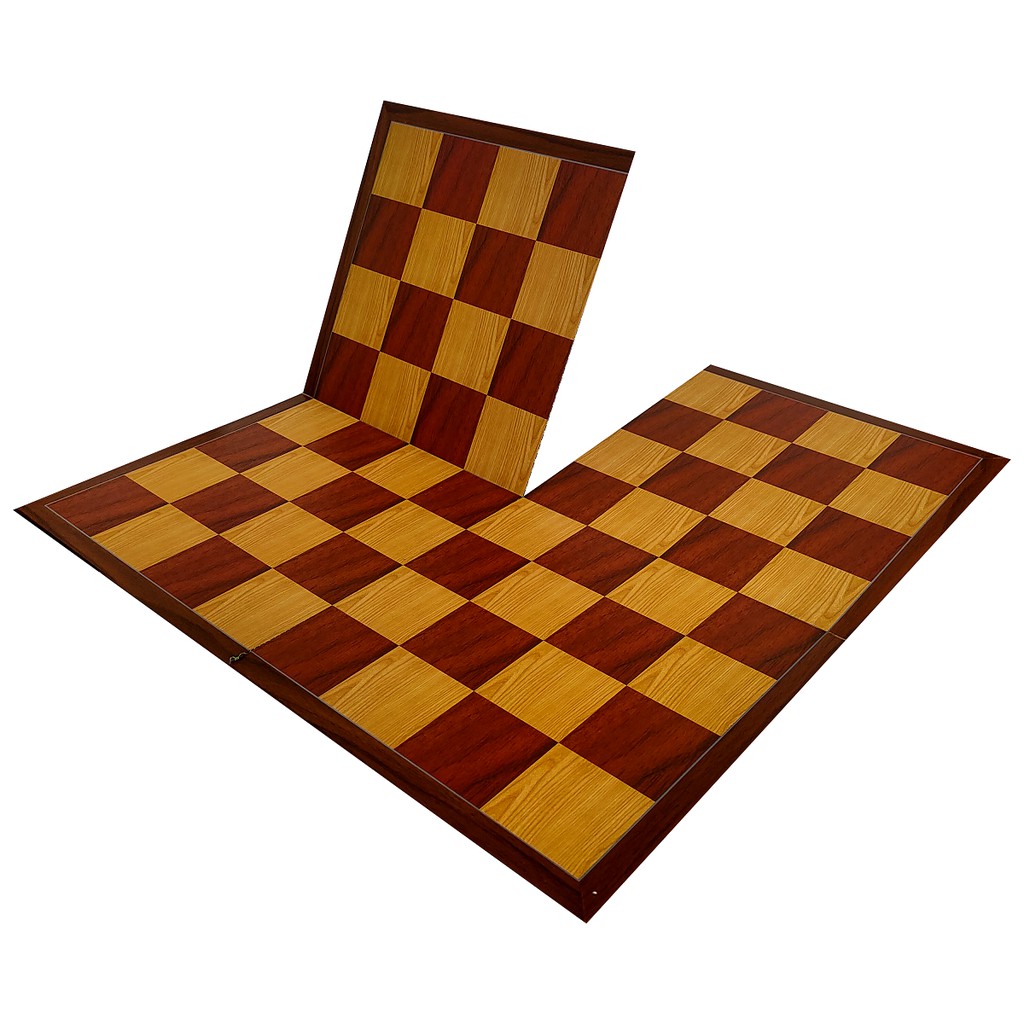 BCCSTORE Folding Chess Board 4 International Standards Red Wood Motif ...