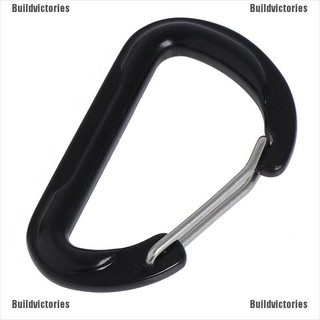 1pc D-shaped With Nut Hanging Buckle Aluminum Alloy Buckle Climbing Carabiner A!