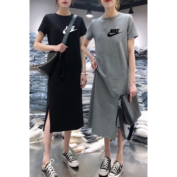 nike long t shirt dress