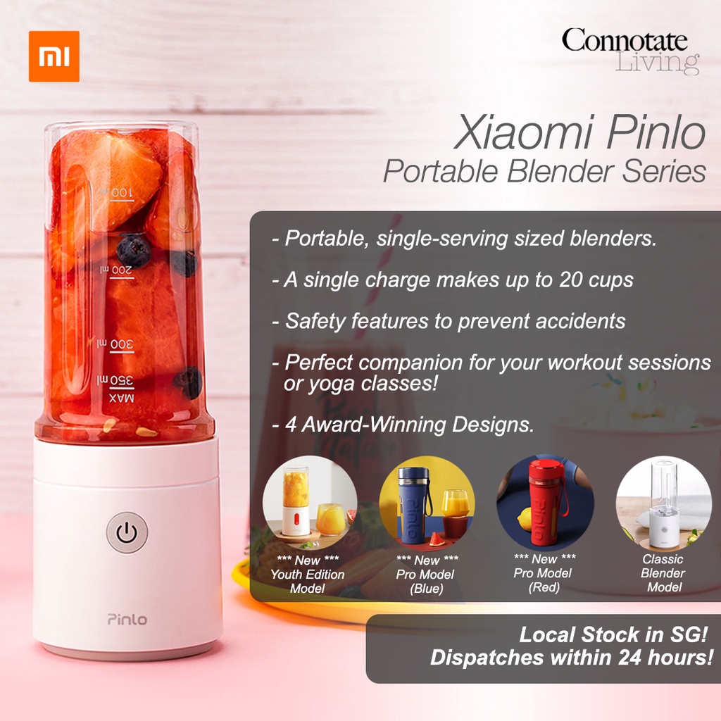 LOCAL STOCK Xiaomi Pinlo Portable Blender / Juicer Shopee Singapore