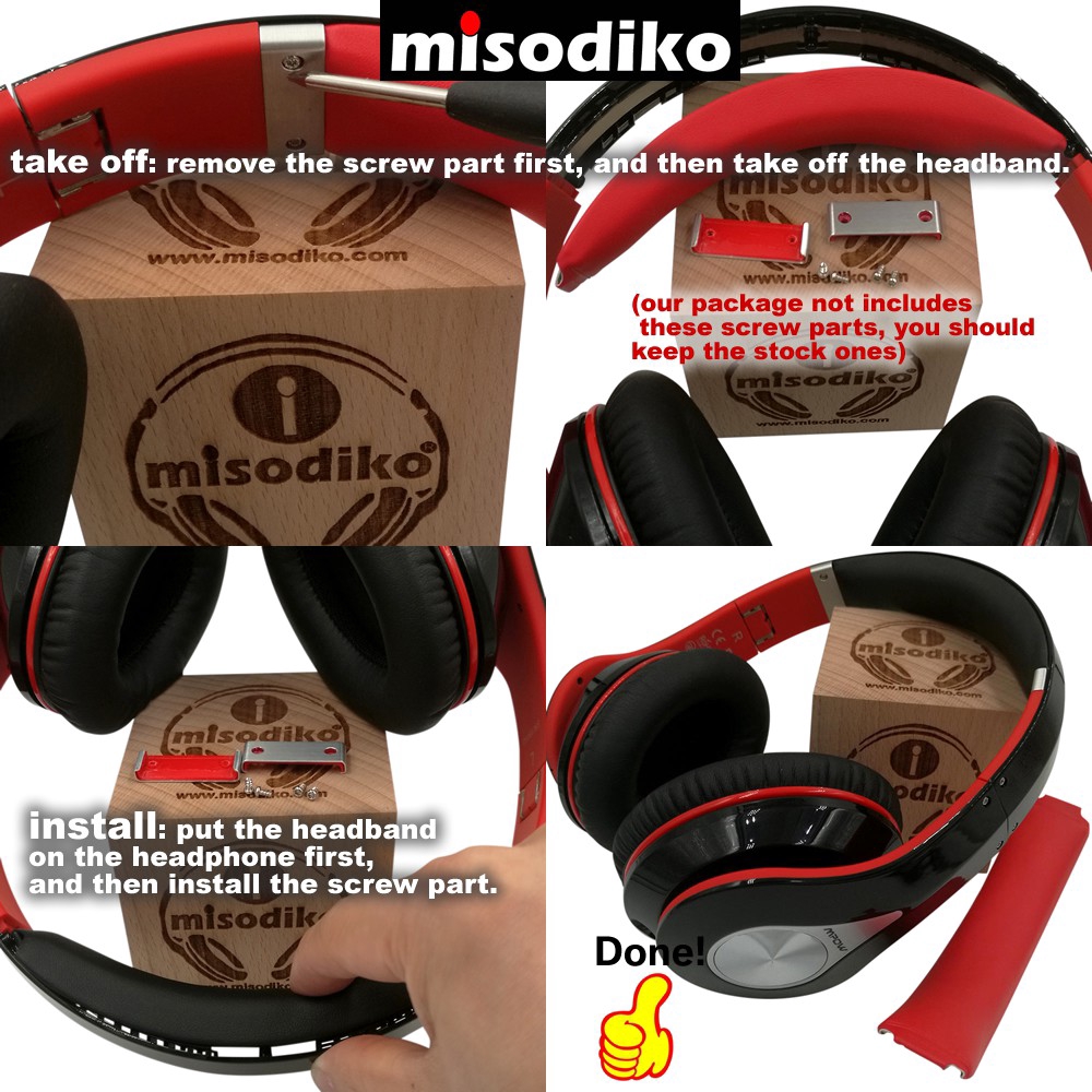 headband to keep headphones in