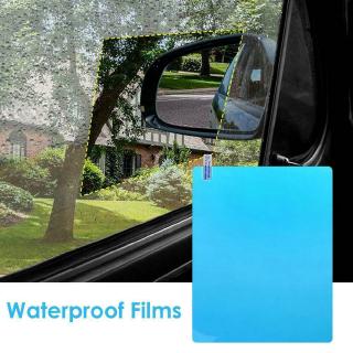 2Pc Car Side Rearview Mirror Waterproof Anti-Fog Rain-Proof Film Side Glass Film