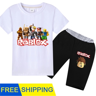 Kids Suit Roblox Clothing Boys Costume Baby T Shirt Shorts Boy Set Shopee Singapore - shirt popular cute roblox girl outfits