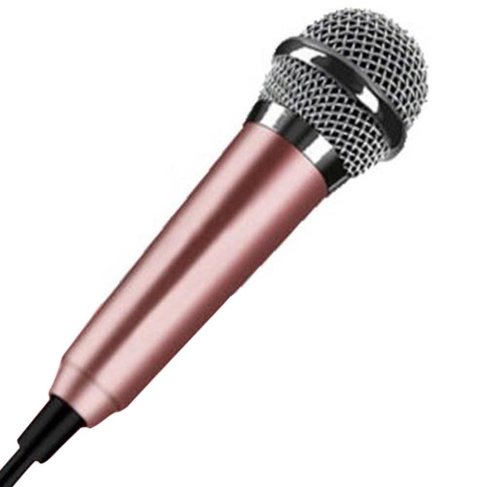 3.5MM Mini Handheld Studio Speech Mic KTV Karaoke Microphone For Phone Laptop #5