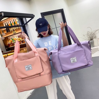 [24 hour delivery]New Large Capacity Folding Travel Bag Waterproof Handbag Travel Bag Women Multifunctional Bag