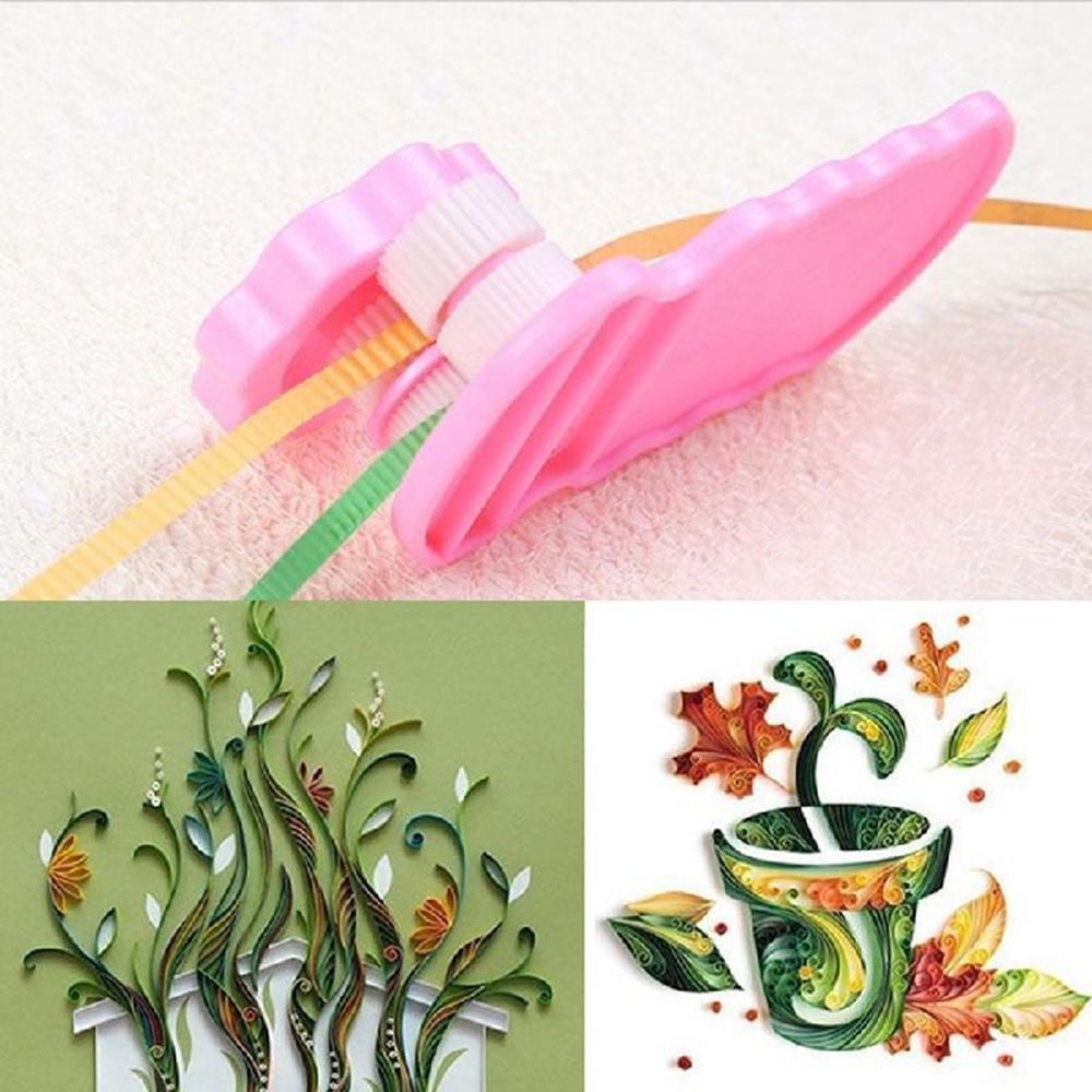 Plastic Paper Quilling Crimper Crimping DIY Tool Quilled Wave Creation Craft Plastic Paper Quilling Crimper Crimping DIY Tool Quilled Wave Creation Craft