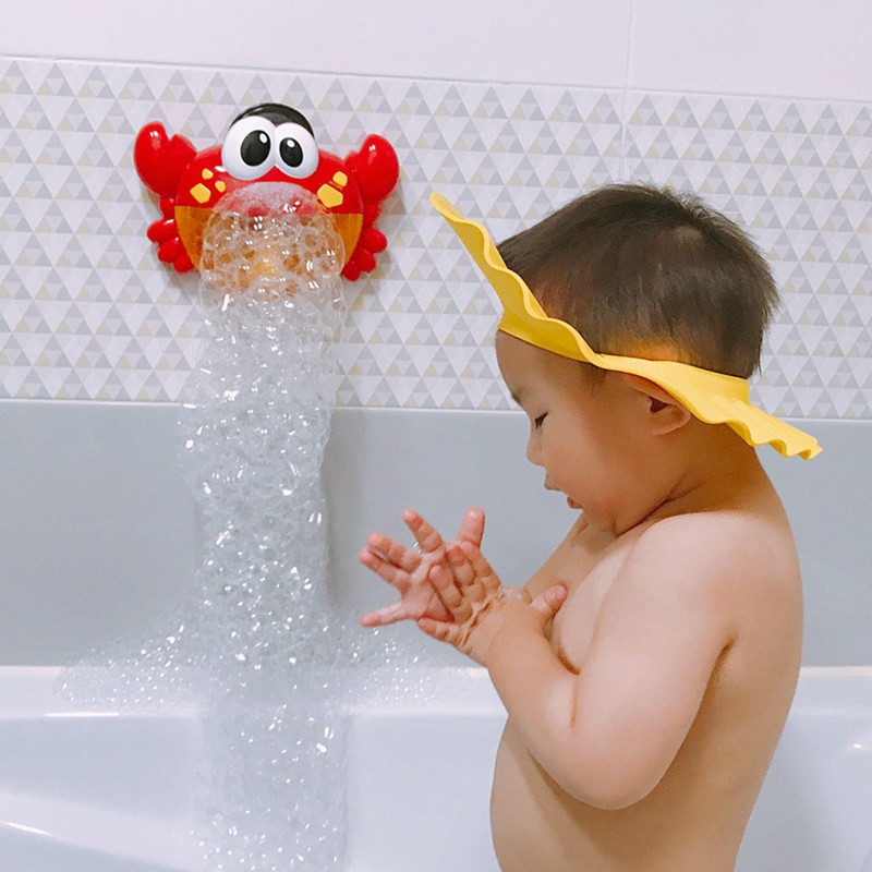 fun bubble crab bath musical toy