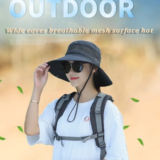 Crosail Outdoor Shade Fisherman Hat Breathable Climbing Hat Broadside Beach Hat #5