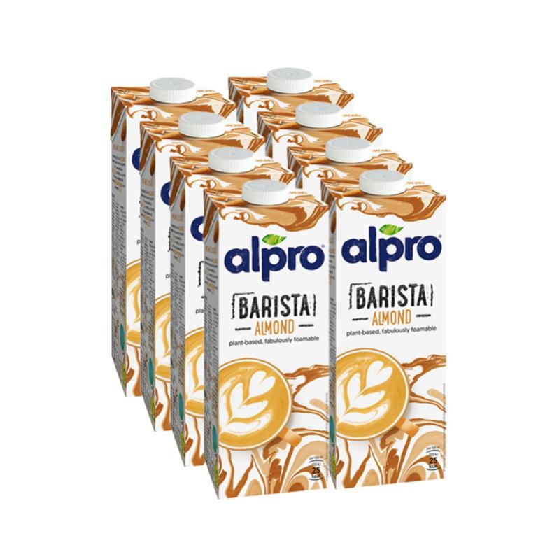 Alpro Barista Almond Milk Case (1L x 8 packs) Shopee Singapore