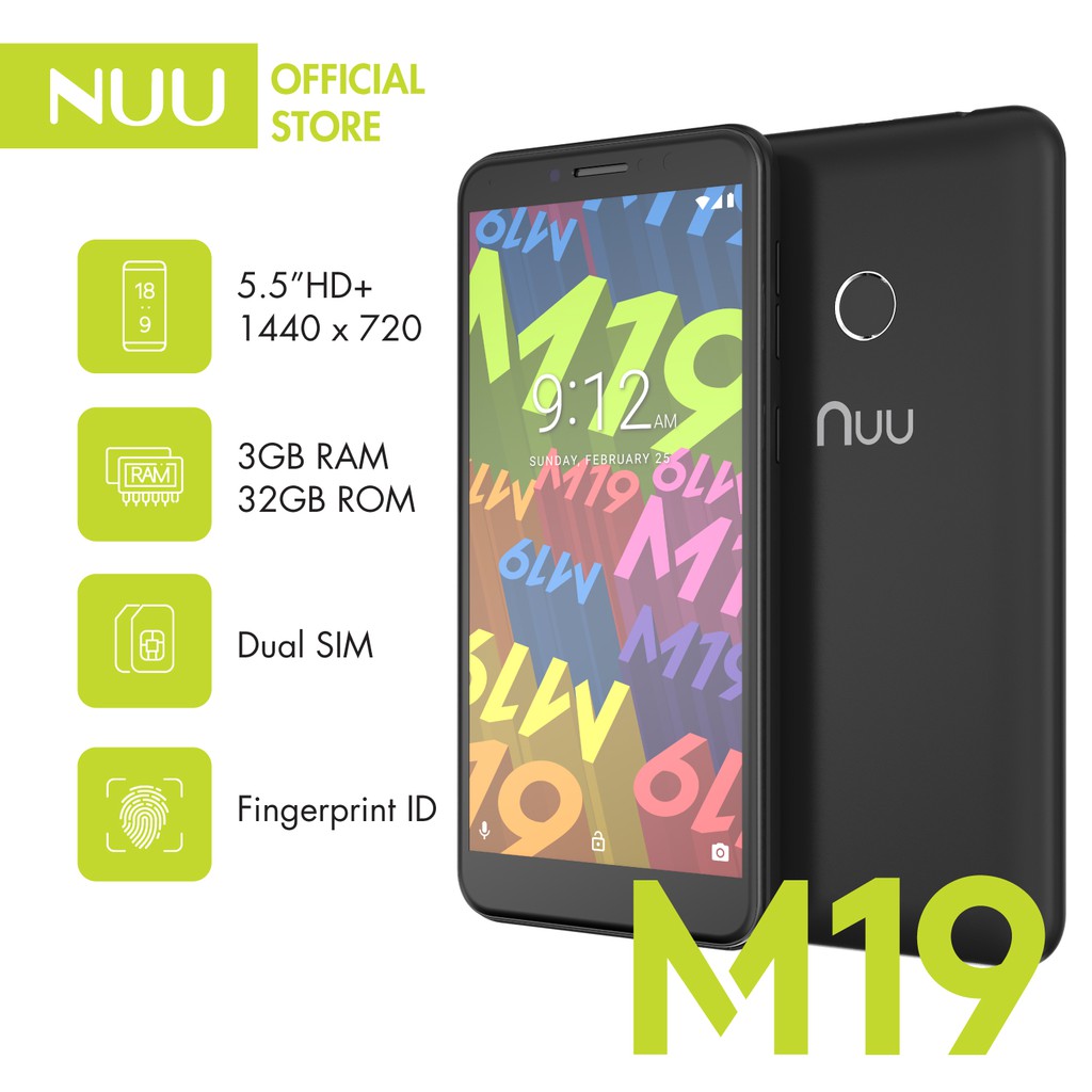 NUU Mobile M19 Intrinsically Safe Smartphone without Camera and GPS (4G ...