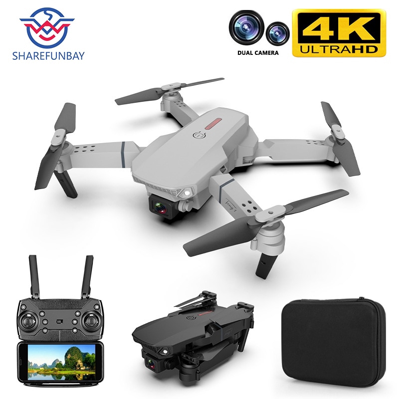E88 pro drone 4k HD dual camera visual 