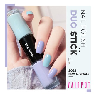 Image of Nail Polish Duo Stick | 1 Stick 2 Colours | Nail Art Combo Solid Color + Glitter | FG801to FGC112